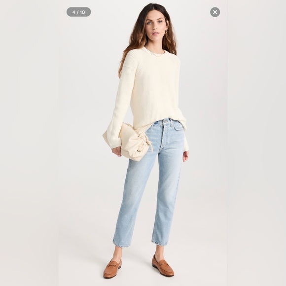 Citizens Of Humanity Charlotte Crop Straight Light Wash Jeans Relaxed Effortless